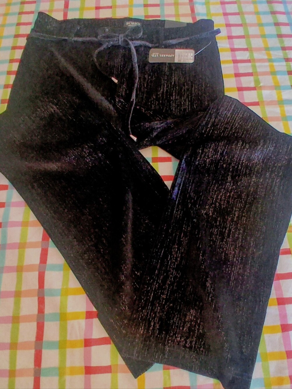 NWT Ladies Party Pants, By SOHO, BLING & COMFORT! Sz M, L MSRP $48.
